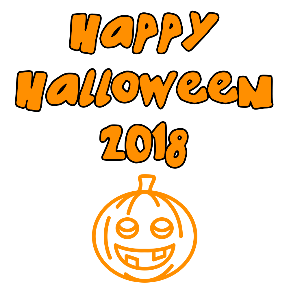 Download Happy Halloween 2018 Smiling Pumpkin transparent PNG